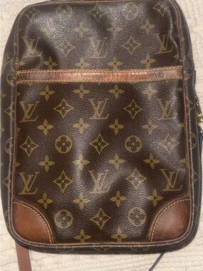 Vintage Louis Vuitton Monogram Canvas Bag in Brown and Tan